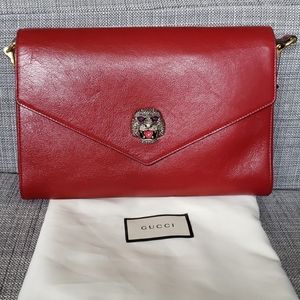 GUCCI leather shoulder bag